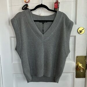 English Factory grey v neck sweater vest